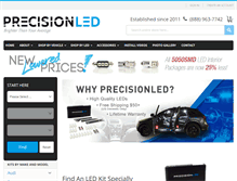 Tablet Screenshot of precisionled.com